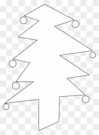 Christmas Tree Black And White Christmas Tree Clip - Christmas Day - Png Download