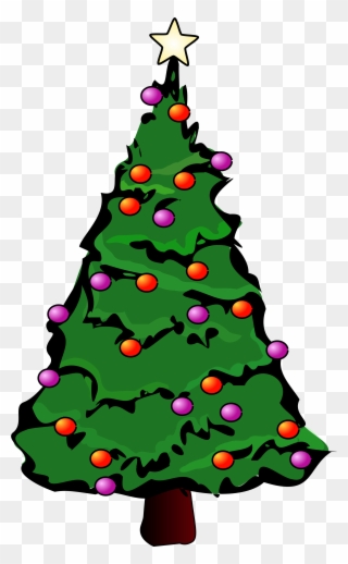 Christmas Tree Clip Art - Christmas Tree Greeting Cards - Png Download