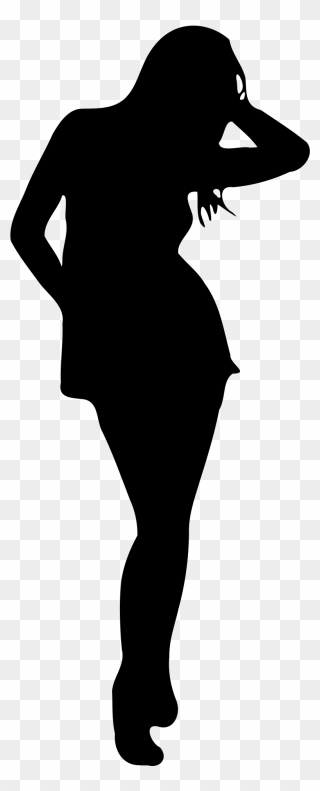 Clip Arts Related To - Woman Silhouette No Background - Png Download