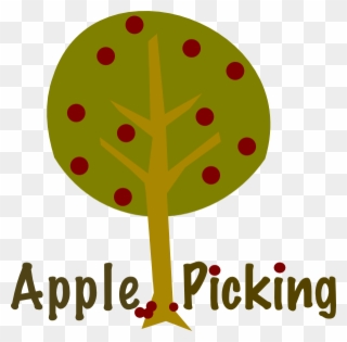 Apple Picking Tree Clip Art - Allergy Friendly Halloween Sign - Png Download