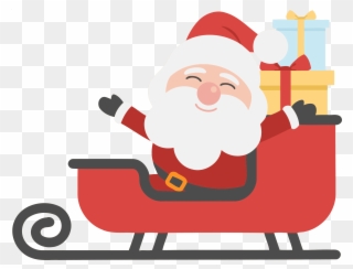 All Photo Png Clipart - Santa Claus In Sleigh Clipart Transparent Png