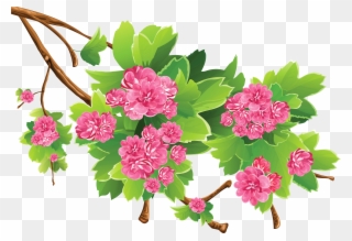 Spring - Spring Flowers Clip Art Transparent - Png Download