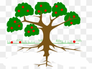 Roots Clipart Rooted Tree - Clip Arts Tree With Roots - Png Download