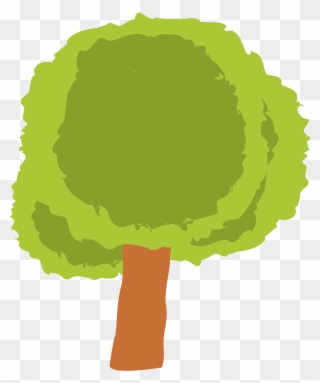 Tree Clipart Clipart Short Tree - Short Trees Clipart - Png Download