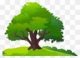 Tree And Grass Png Clipart Image - Trees And Grass Clipart Transparent Png
