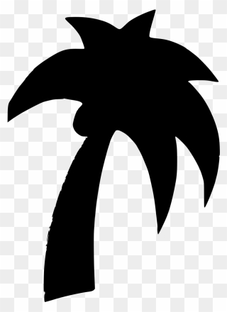 Clipart Info - Palm Trees Clipart Black - Png Download