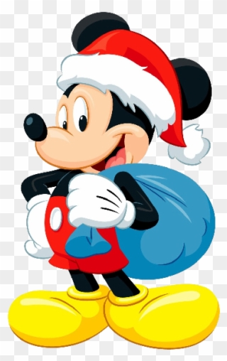 Mickey Mouse Xmas Clip Art Images - Mickey Mouse Christmas - Png Download