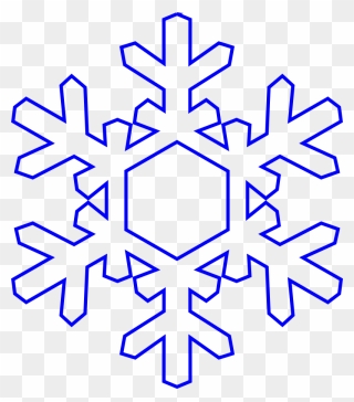 Free Snowflake Clipart Clip Art And Ornament - Snowflake Clipart Free - Png Download