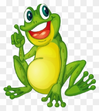 Funny Frog Cartoon Animal Clip Art Images - Funny Cartoon Frogs - Png Download