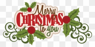 Free Christmas Clipart Backgrounds Merry Christmas - Transparent Merry Christmas Png