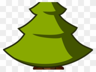 Tree Clipart Clipart Public Domain - Christmas Tree Cartoon Transparent - Png Download