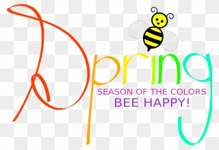 Happy Spring Clipart - Free Clip Art Spring - Png Download