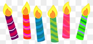 Classroom Birthday, Classroom Teacher, Birthday Clipart, - Birthday Cake Candles Clip Art - Png Download