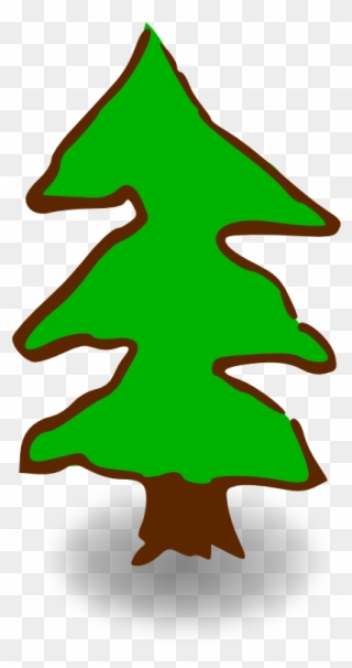 Small Tree Vector - Cartoon Tree With No Background Clipart