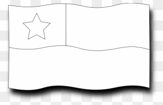 Chilean Flag Suparedonkulous Flagartist Flag Art Clip - Line Art - Png Download