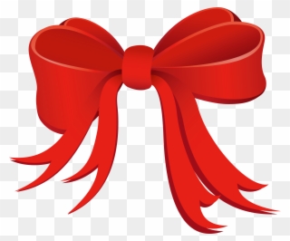 Holiday - Red Bows Clip Art - Png Download