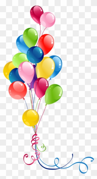 Transparent Bunch Balloons Clipart - Balloon Png