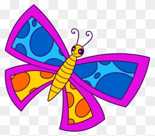 Free Clip Art - Butterfly Pic In Clip Art - Png Download