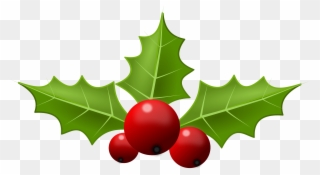 Free Holly Clipart Public Domain Christmas Clip Art - Holly Png Transparent Png
