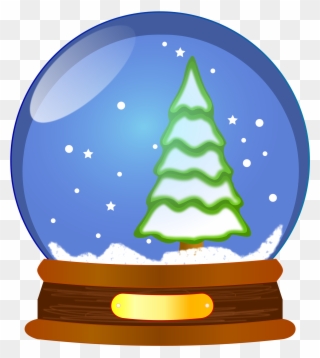 Winter - Snow Globe Clipart - Png Download