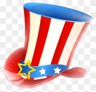 Free Patriotic Clipart - Uncle Sam Hat Png Transparent Png