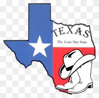Texas Flag Clip Art - Bandera De Texas Y Mexico - Png Download