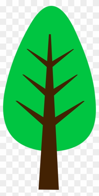 Simple - Tree Clipart Simple - Png Download