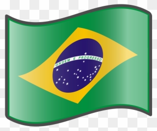 Brazilian Cliparts - Brazil Flag Clipart - Png Download