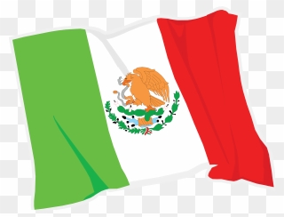 Mexican Flag Waving Clipart Clipartfest - Mexico Flag Clipart Transparent - Png Download