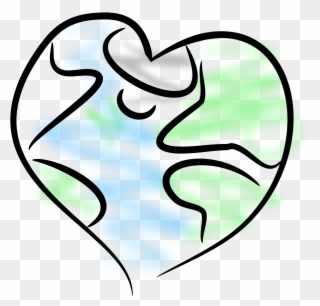 Love Earth - Geography Heart Clipart