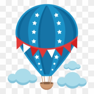 Hot Air Balloon Clip Art Free Patriotic Hot Air Balloon - Hot Air Balloon Clipart Png Transparent Png