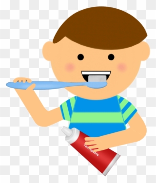 Brushing Clipart - Brush Your Teeth Clipart - Png Download