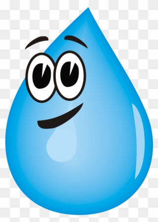 Cartoon Water Drop Clipart Kid - Go Blue - Save Water Baby Blanket - Png Download