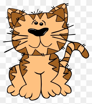 Free To Use Public Domain Cat Clip Art - Cartoon Cat No Background - Png Download