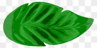 Leaf Tropics Earth Palm Branch Watercolor Painting - Clip Art Tropical Leaf - Png Download