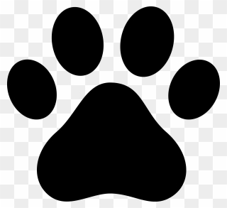 Clipart Cat Paw - Dog Paw Print - Png Download