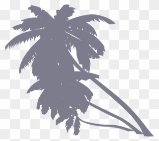 This Free Clip Arts Design Of Gray Palm Tree - Animated Palm Trees Png Transparent Png