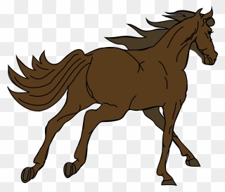 Running Horse Clipart - Running Horse Gif Png Transparent Png