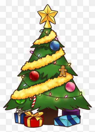 Christmas Tree Free To Use Clip Art - Free Christmas Tree Clip Art Color - Png Download