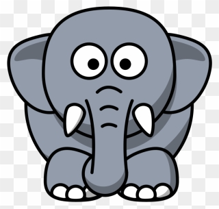 Baby Elephant Clip Art - Elephant Clipart - Png Download