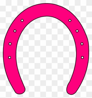 Horseshoe Horse Shoe Clip Art Vector Free Clipart - Horse Shoes Transparent Pink - Png Download