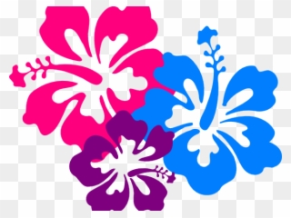 Hibiscus Clipart Luau - Clip Art Hibiscus Flower - Png Download