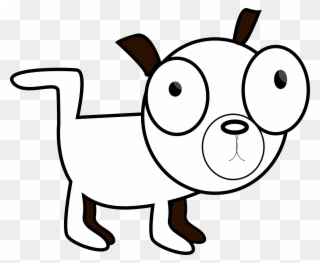 Dog Black And White Black And White Dog Cat Clipart - Funny Dog Clipart Black And White - Png Download