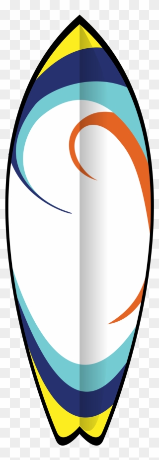 Surfboard - Surfboard Vector Png Clipart
