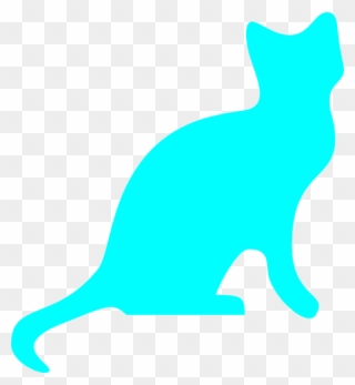 Blue Cat Cliparts - Quotes About Cats And Coffee - Png Download
