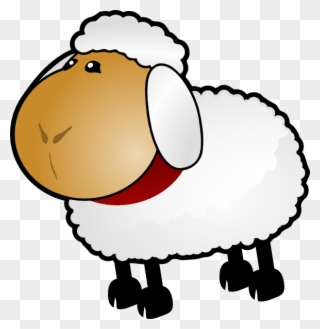 Sheep, Rotate 5 Clip Art - Sheep Clip Art - Png Download