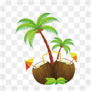 Island Clip Art Coconut Transprent Png Free - Coconut Tree Clipart Png Transparent Png
