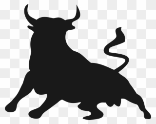 Svg Black And White Stock Bull Silhouette At Getdrawings - Toro De Lidia Dibujo Clipart