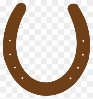Horse Shoe Clip Art Vector Online Royalty Free - Brown Horseshoe Clipart - Png Download