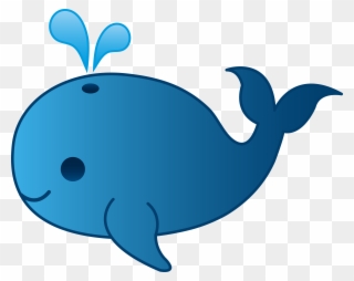 Baby Clipart Fishing - Whale Clipart - Png Download